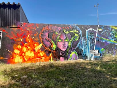 Visby Graffiti, small wall