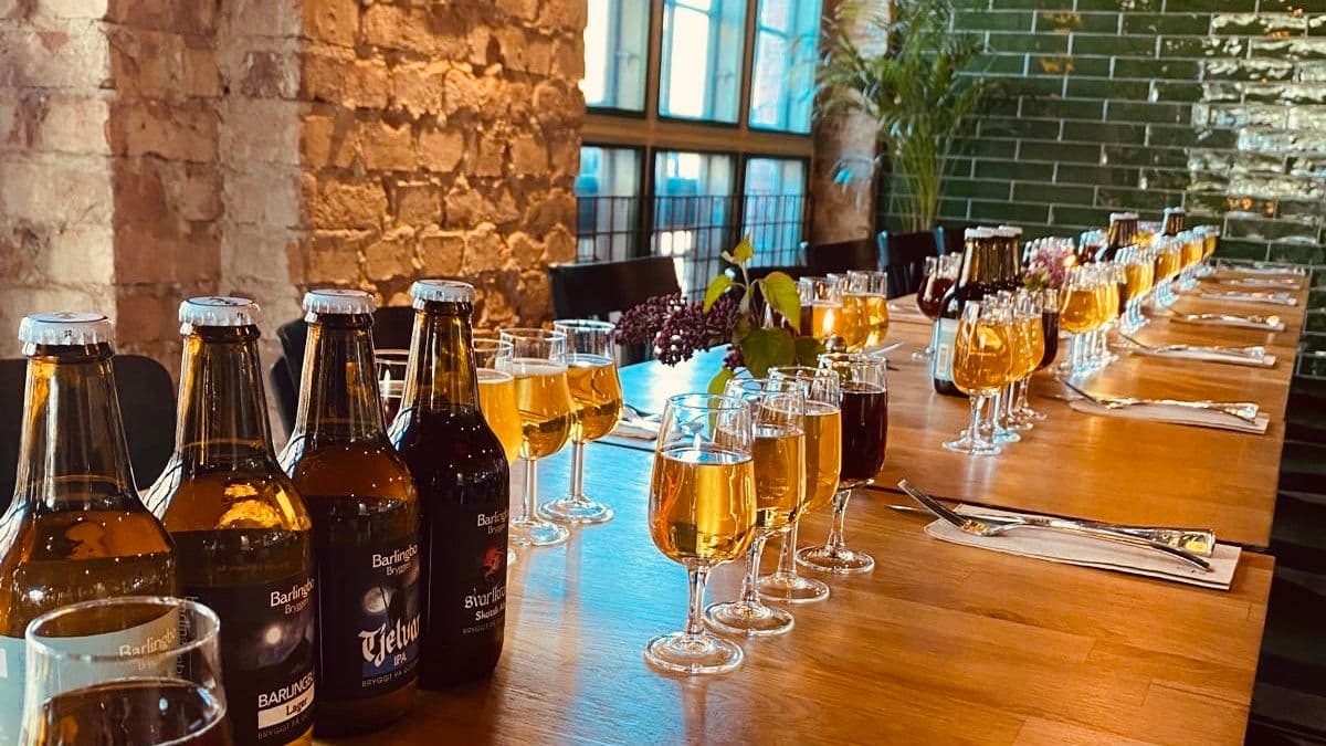 Bryggeriets ölprovning de luxe
