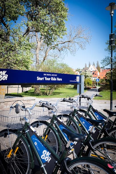 OKGO Bike Rental Hotspot Visby Strandpromenaden