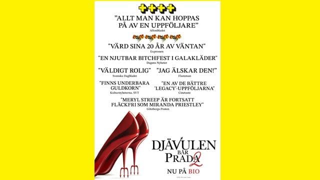 ÖSTERGARNS BIO: DJÄVULEN BÄR PRADA 2