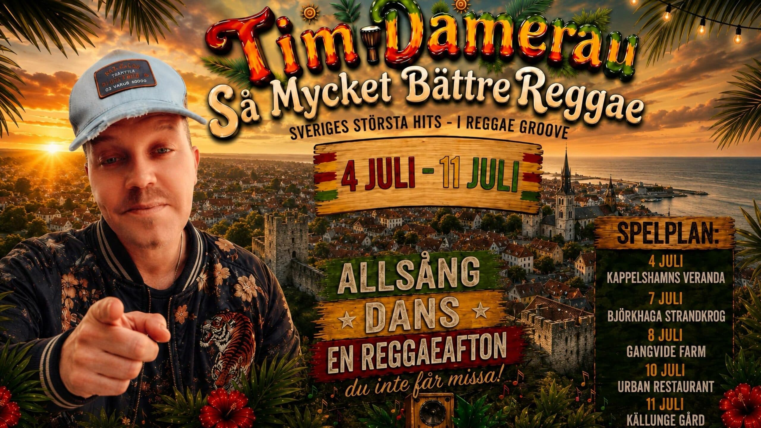 Så Mycket Bättre Reggae Tour - Källunge Gård