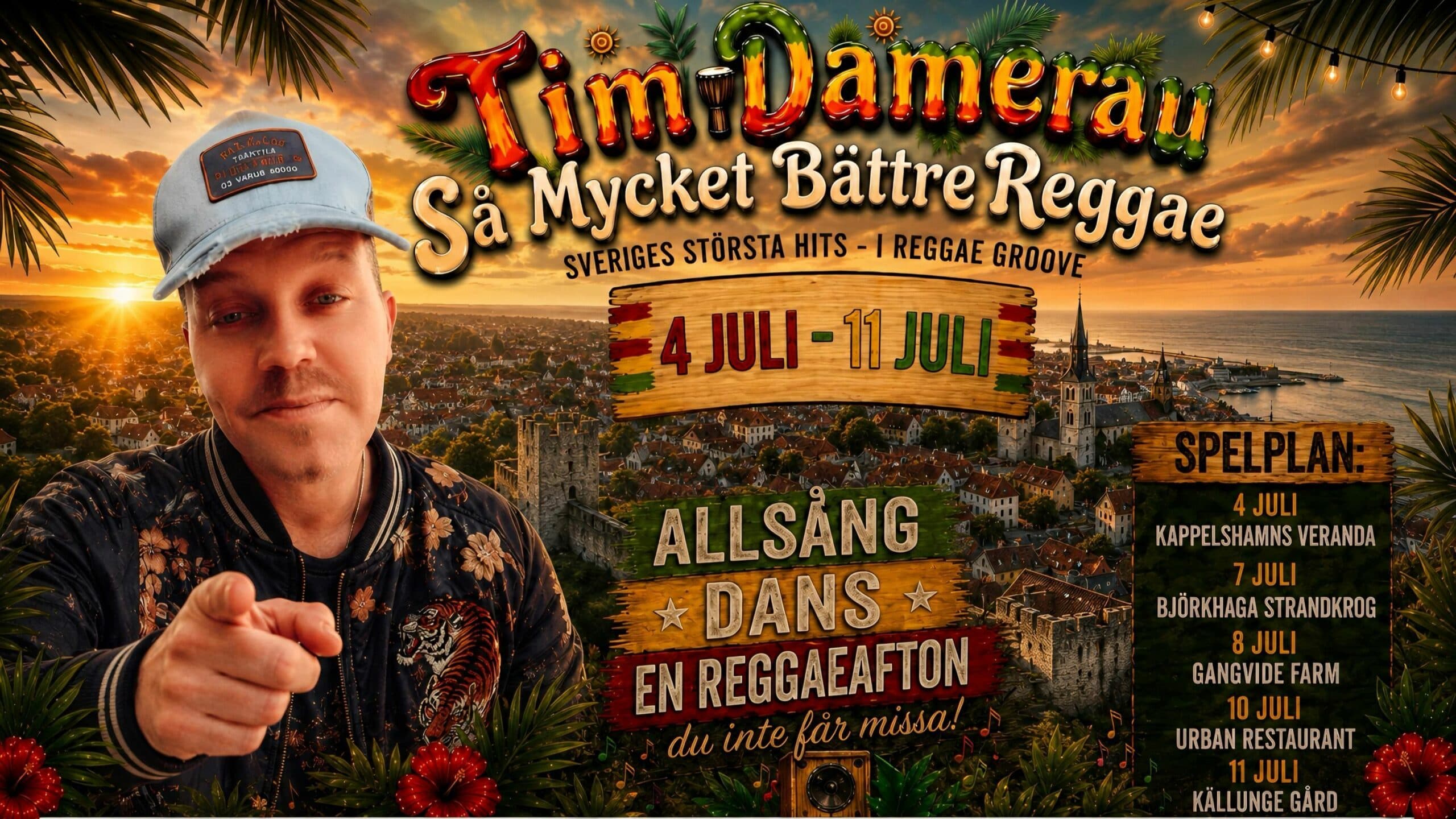 Så Mycket Bättre Reggae Tour - Urban Restaurang